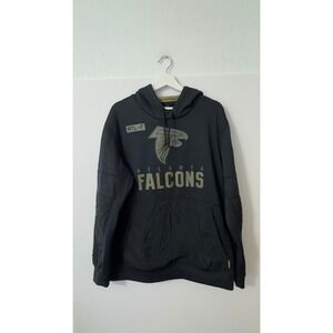 Nike Atlanta Falcons NFL Salute to Service Hoodie Mens XL Black Camo Dri-FIT